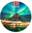 Glassmagnet Sakrisøy i Lofoten