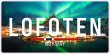 Metallmagnet bilskilt Lofoten