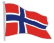 Pin Norsk flagg