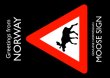 NORGE MOOSE SIGN