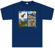 T-skjorte barn - Norway, blå