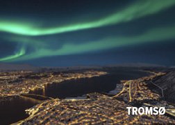 3D-magnet nordlys Tromsø