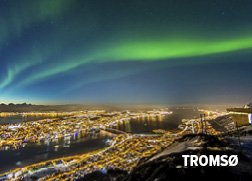 3D-magnet nordlys Tromsø