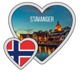 Magnet hjerte Stavanger