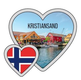 Magnet hjerte Kristiansand
