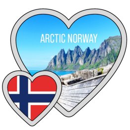 Magnet hjerte Senja