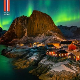 Servietter Hamnøy i Lofoten