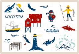 Puslespill barn Lofoten