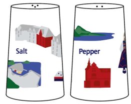 Salt og pepperbøsser Ålesund