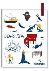 Kjøkkenhåndkle Lofoten