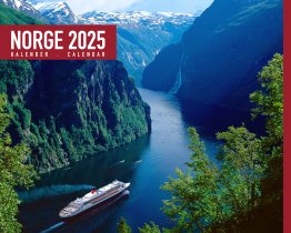 Kalender bord Norge vest 2025