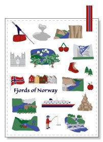 Kjøkkenhåndkle Fjord