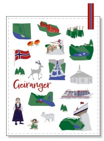 Kjøkkenhåndkle Geiranger