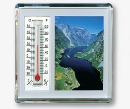 Magnet m/termometer, Nærøyfjorden