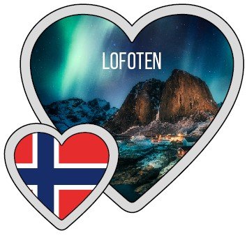 Magnet hjerte Lofoten