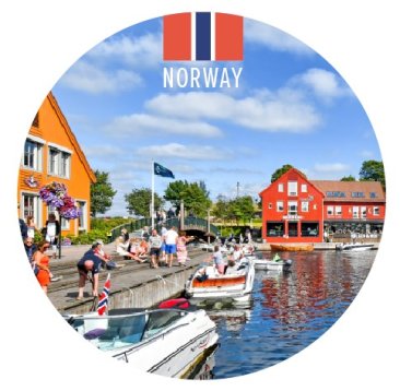 Glassmagnet Kristiansand