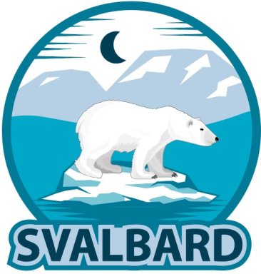 PVC Magnet Isbjørn Svalbard