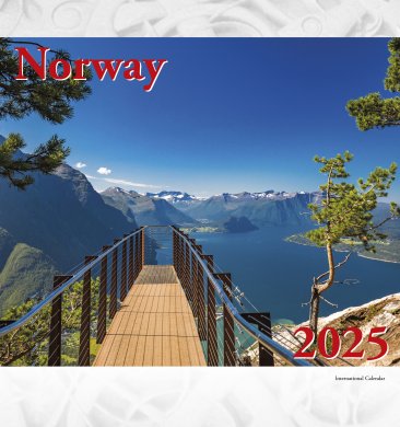 Norway, postkortkalender 2025