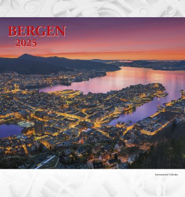 Bergen, postkortkalender 2025