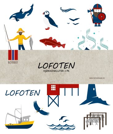 Kjøkkenklut Lofoten