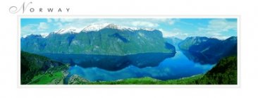 Panoramakort, Aurland