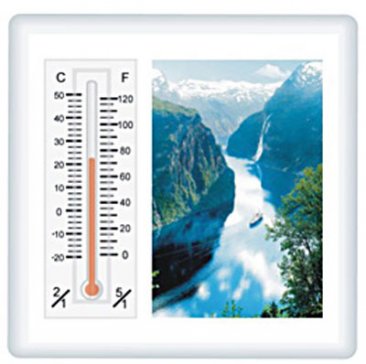 Magnet m/ termometer, Geiranger