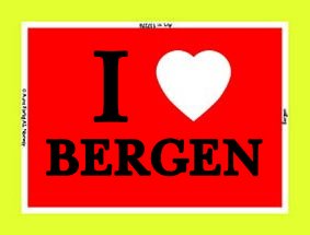 MAGNET NORGE I LOVE BERGEN DP5