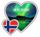 Magnet hjerte Arctic Norway