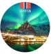 Glassmagnet Sakrisøy i Lofoten