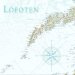 Servietter kart Lofoten