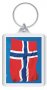 Nøkkelring m/ Norsk flagg