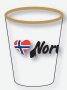 Shotglass, Love Norway